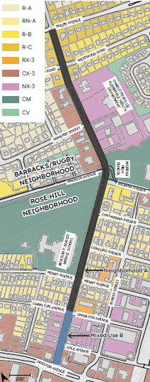 Rose Hill Project Area Zoning
