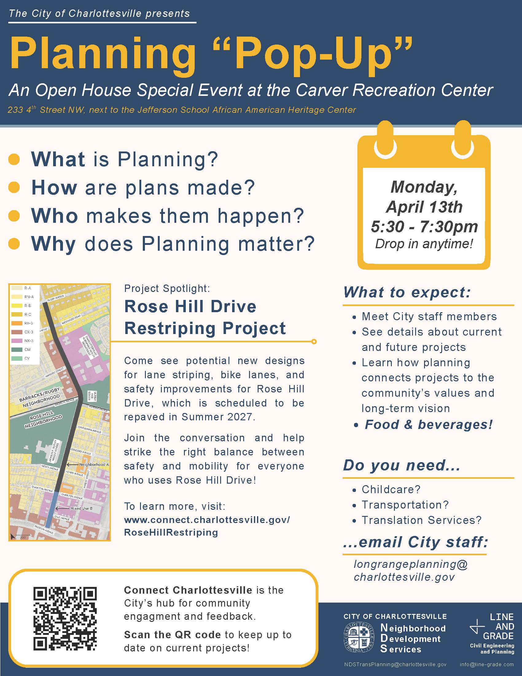 Event Flyer - Pop-up and Rose Hill Repaving 